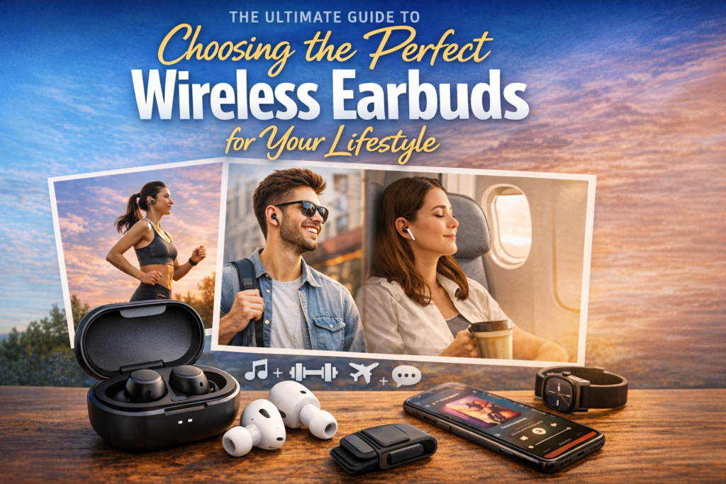 The Ultimate Guide to Choosing the Perfect Wireless Earbuds for Your Lifestyle.