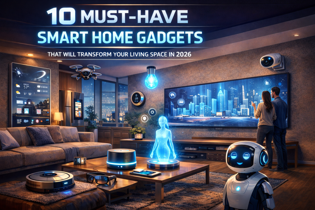 10 Must-Have Smart Home Gadgets That Will Transform Your Living Space in 2026.