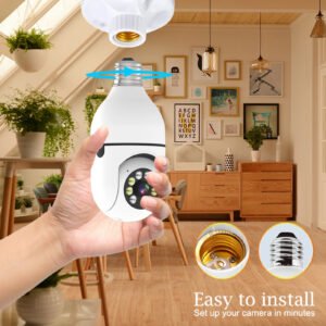 LumiGuard 360° Smart Bulb Camera
